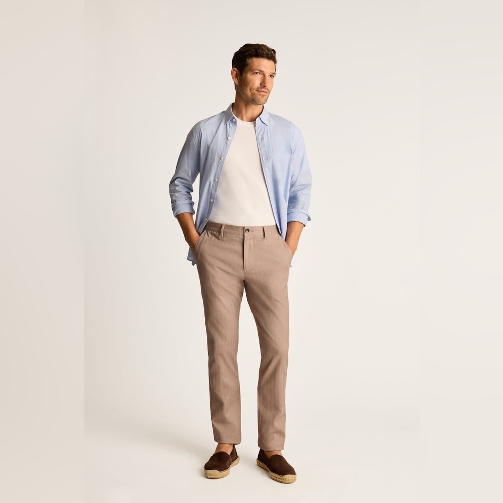 NWT Khaki Straight Fit Stretch Washed Chinos from Bonobos, Size 38/32